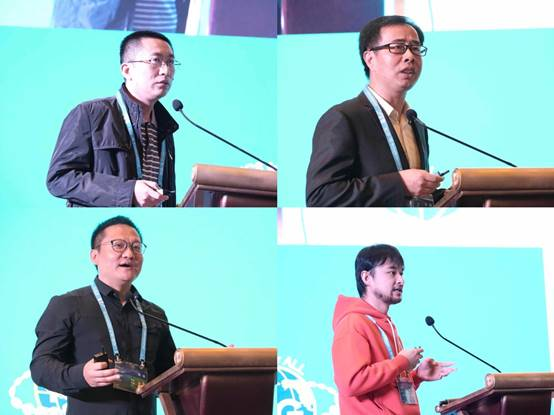 左上:冉浩 右上:童庆安 左下:尹烨 右下:吴斌